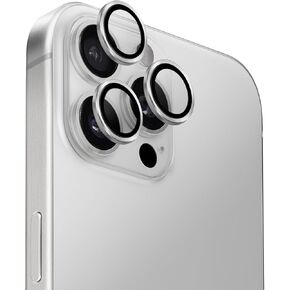 UNIQ OPX ALUMINIUM CAMERA LENS PROTECTOR compatible with iPhone 16 Pro & iPhone 16 Pro Max, Midnight (Black)
