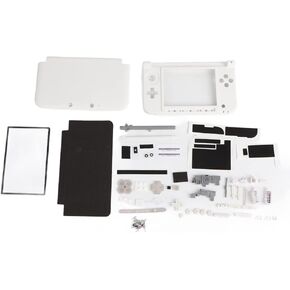 Replecement Case for 3DS LL, Full Housing Case Cover Shell Repair Parts Complete Replacement Kit for 3DS XL White in Kuwait
