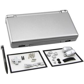 OSTENT Full Repair Parts Replacement Housing Shell Case Kit for Nintendo DS Lite NDSL (Clear)