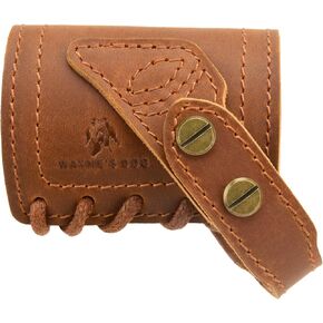 WAYNE'S DOG Leather Gun Barrel Mount, No Drill Sling Mount for Rifle, No Swivels Need