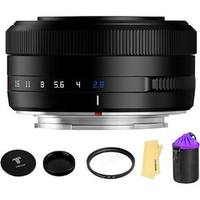 TTARTISAN 27mm f2.8 APS-C Frame Auto Focus Lens for Sony E Mount Cameras A5000 A5100 A6000 A6100 A6300 A6400 A6500 A6600 NEX-3 NEX-3N NEX-3R NEX-5T NEX-5R NEX-5 NEX-5N NEX-7 NEX5C ZVE-10 FX30 A7 A7ll