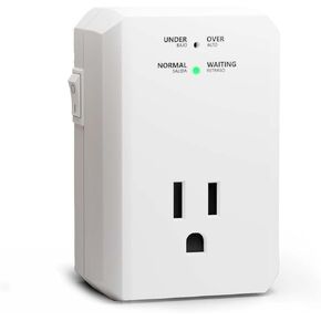 BSEED Single Outlet Surge Protector, Small Surge Protector Wall Tap with Ground Protected Light Indicators for Refrigerators, PC, TV, Xbox Series X, PS5 and Home Appliances, 15A, 1875W, 120V, 1 Pack