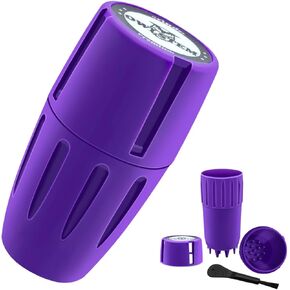 Grinder, 2-in-1 Grinding & Storage Design-Suitable for Home, Outdoor & Kitchen Use (Black) in Kuwait