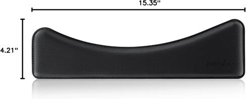 Perixx PERIPRO-512 Ergonomic Keyboard Wrist Rest - Gel Cushion Support - Compatible with Various Ergo Keyboard - Dimension 17.32x3.94x1.30 inches - Black in Kuwait