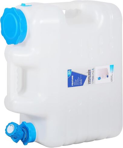 RedSwing 4 Gallon/15L Portable Water Container with Spigot, Water Storage Carrier for Camping Outdoor Hiking, BPA Free in Saudi Arabia