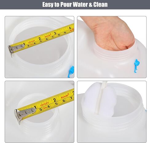 RedSwing 4 Gallon/15L Portable Water Container with Spigot, Water Storage Carrier for Camping Outdoor Hiking, BPA Free in Saudi Arabia
