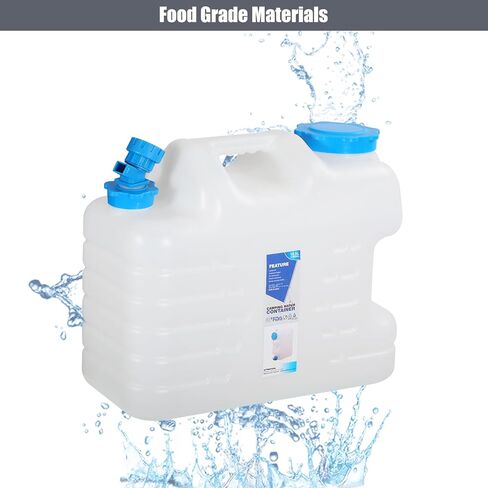 RedSwing 4 Gallon/15L Portable Water Container with Spigot, Water Storage Carrier for Camping Outdoor Hiking, BPA Free in Saudi Arabia