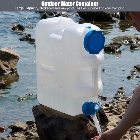 RedSwing 4 Gallon/15L Portable Water Container with Spigot, Water Storage Carrier for Camping Outdoor Hiking, BPA Free in Saudi Arabia
