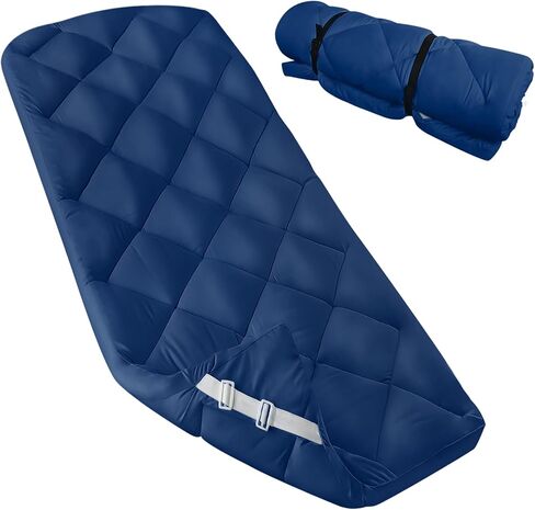 Cot Mattress Pad 30" X 75" Quilted Cot Pads for Camping | Improved Thickness, Sleeping Mattress Topper for Camp/Rv Bunk/Narrow Twin Beds in Kuwait