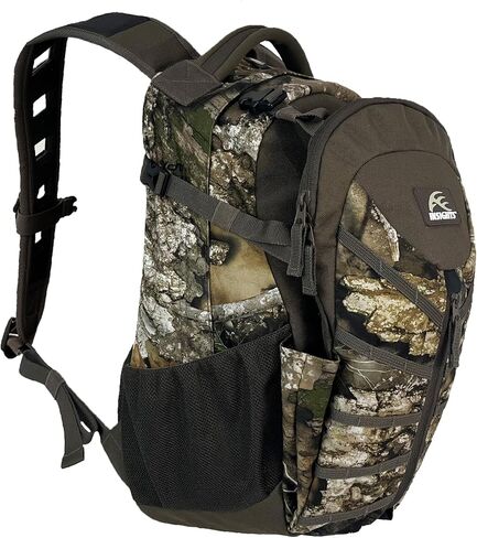 Insights Hunting by frogg toggs – The Drifter Backpack, Small, Lightweight Camouflaged Day Pack with Expandable Front Pocket for Decoy, Two Side Water Bottle Pockets, Realtree Edge in Saudi Arabia