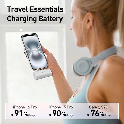 iWALK Portable Charger for iPhone 15 USB-C Small Power Bank 20W 4500mAh Fast Charging Battery Pack Compatible with iPhone 15/15 Plus/15 Pro/15 Pro Max, iPhone 16/16 Plus/16 Pro/16 Pro Max in Kuwait