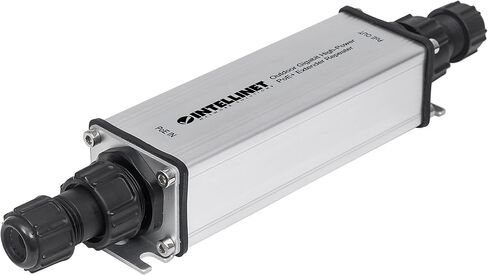 Intellinet Outdoor Gigabit PoE+ Extender Repeater – POE IP65 Rating – 25W Power Budget via Cat5e Cat6 RJ45 Ethernet Network Cables, Daisy-Chain – 3 Yr Mfg Warranty – 561211 in Saudi Arabia