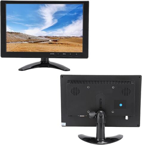 VBESTLIFE 10.1 Inch HD LCD Monitor with VGA HDMI BNC AV USB Input, 1280x800 16:10 HD Color Screen Security Monitor with Speaker, for PC CCTV Security (US Plug) in Saudi Arabia