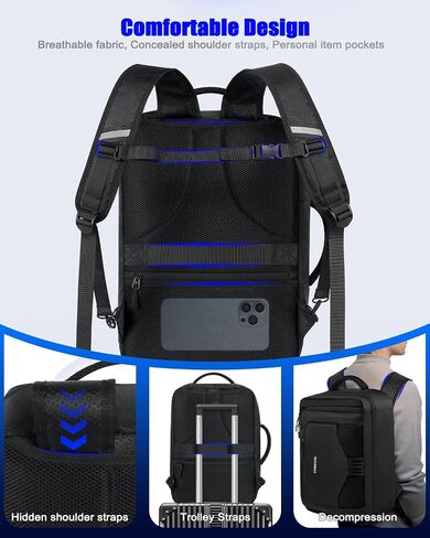 حقيبة حمل COMECOI لجهاز PS5، حقيبة ظهر للسفر لجهاز PS 5 Pro، حقيبة تخزين واقية ذات سعة كبيرة متوافقة مع وحدة تحكم Playstation 5 Disk/Digital Edition، وأجهزة التحكم، والبطاقات، والملحقات in Kuwait