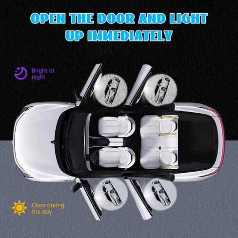 4 Pack LED Car Door Projector Courtesy Lights Ghost Shadow Welcome Lamp Accessories Compatible with Toyota 4Runner 2010-2022 2023 2024 2025 Accessories in Saudi Arabia
