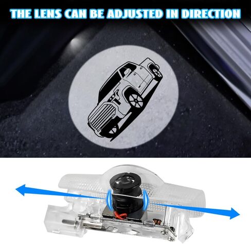 4 Pack LED Car Door Projector Courtesy Lights Ghost Shadow Welcome Lamp Accessories Compatible with Toyota 4Runner 2010-2022 2023 2024 2025 Accessories in Saudi Arabia