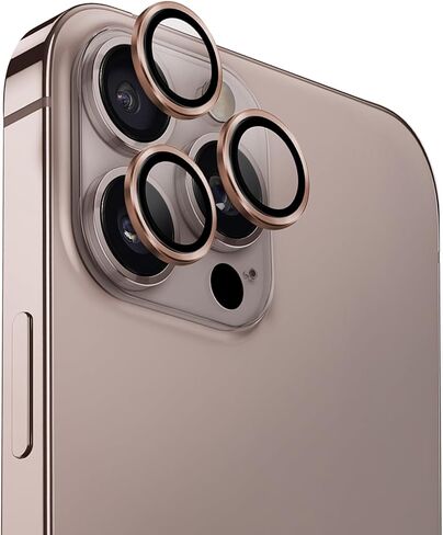 UNIQ OPX ALUMINIUM CAMERA LENS PROTECTOR compatible with iPhone 16 Pro & iPhone 16 Pro Max, Midnight (Black) in Saudi Arabia