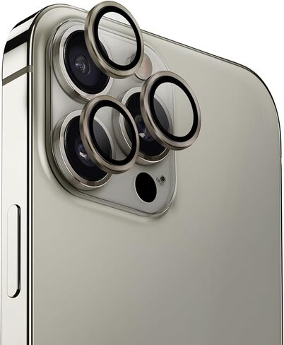 UNIQ OPX ALUMINIUM CAMERA LENS PROTECTOR compatible with iPhone 16 Pro & iPhone 16 Pro Max, Midnight (Black) in Saudi Arabia