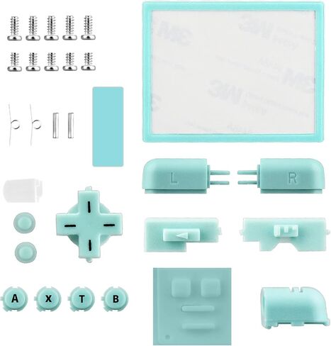 OSTENT Full Repair Parts Replacement Housing Shell Case Kit for Nintendo DS Lite NDSL (Clear) in Saudi Arabia