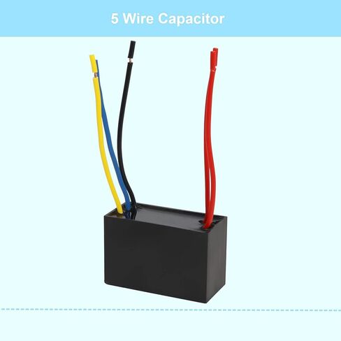 مكثف مروحة السقف CBB61 5 أسلاك 4 فائق التوهج+4.5 فائق التوهج+5 فائق التوهج متوافق مع مكثف مروحة 250VAC 50/60 هرتز (عبوتان) in Kuwait