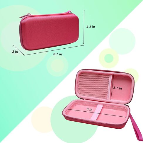 Calculator Case Compatible with Texas Instruments TI-84 Plus CE/TI-84 Plus/TI-Nspire CX II CAS/TI-Nspire CX II/TI-83 Plus/TI-89 Titanium/TI-85/TI-89 Color Graphing Calculator by XANAD (Pink) in Kuwait