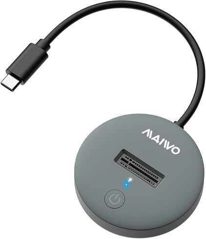 MAIWO M.2 NVMe to USB Adapter, USB C PCIe NVMe Dock, USB3.2 GEN2x1 10Gbps with UASP Trim, 4TB Capacity, Tool Free Lay-Flat NVMe SSD Enclosure Reader in Saudi Arabia