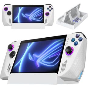 Miimall Stand for ASUS ROG Ally X 2024/ ROG Ally 2023, Multi-Angle Adjustable Kickstand with Anti-Slip Pads Foldable&Portable Base Holder for Asus ROG Ally X/ROG Ally/Steam Deck Handheld Accessories