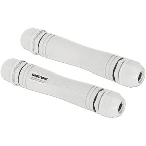 Intellinet Ultra Long Range Outdoor Fast Ethernet PoE+ Extender Kit -2 Units Send Power & Data up to 3280 ft via Cat5 Cat6 Cable - Input up to 95W - IP67 Waterproof Dustproof -3 Yr Mfg Warranty-561952