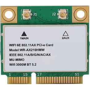 Net Card 5374M 6E 5G Triple Band Gigabit 6Ghz Band PCB Card with Mini Pcie Port for Laptop