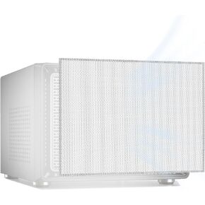 Fan Dust Mesh Filter Magnetic Frame PVC Computer PC Case Fan Dust Proof Filter Cover Grills (300 * 300MM 1PACK White)