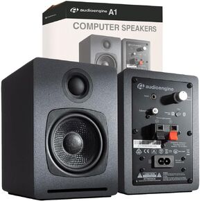 Audioengine A1 Wireless Computer Speakers - 60 W Bluetooth Desktop PC Computer Speakers - Gaming, Music and More