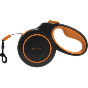 Retractable Dog Leash, 26 FT Retractable Leash for Dogs Up to 110 LBS, One Button Break & Lock, No Tangle (Dark Gray, 26 FT（50-110 lbs）)