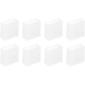 MECCANIXITY 8pcs USB Port Cover Anti Dust PE USB Type-A Female Ports Protective Cover Protectors for PC Laptop, Clear