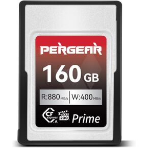 PERGEAR Professional 260GB CFexpress Type A Memory Card, Up to 880MB/s Read Speed & 900MB/s Write Speed for 4K 120P,8K 30P Recording Video/Photo, Compatible for Sony Alpha Sony FX Cameras