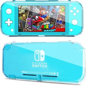 Protective Case for Nintendo Switch Lite, Durable Clear Cover for Nintendo Switch Lite Case with Shock-Absorbent & Anti-Scratch Switch Lite Accessories Slim Skin Shell - Transparent