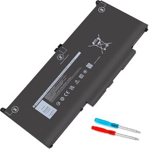 MXV9V Battery for Dell Latitude 5300 5310 7300 7400 E5300 E5310 E7300 E7400 Series, Latitude 5300 5310 2-in-1,for dell inspiron 7300/7306 2-in-1 Black Series P96G P97G P99G P100G 5VC2M 829MX 7.6V 60Wh