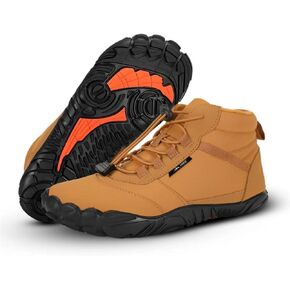Evian Master - Non-Slip & Waterproof Winter Barefoot Shoes Wide Toe Box Hiking Boots for Women Men (Unisex)