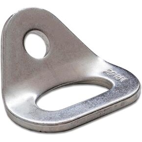 Danger Buddies 26kN Climbing Wall Bolt Hanger/Anchor/Tiedown for 3/8" Screw/Bolt Ideal for Rock Climbing and Home Gyms, Hammocks, Trailer Tie-Downs. Robust, Load-Bearing Steel Tie-Off