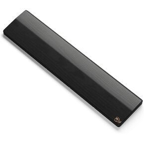 Glorious Wooden Wrist Rest - Compact - Onyx/Black - Mechanical Keyboards Wood Ergonomic Palm Rest| 12x4 inches/19mm Thick (GV-75-DARK)