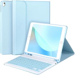 Keyboard Case for iPad 9/8/7th Gen 10.2’’,Case with Keyboard ipad 10.2 inch,Keyboard for iPad 9th Gen,Detachable Bluetooth Keyboard for iPad 10.2 ,iPad keyboard Case 9th Gen with Pencil Holder,Pink