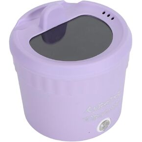Portable Ramen Cooker, 450W 1.2L Double Layer Heat Insulated Portable Electric Pot Mini Electric Pot with Automatic Power Off for Ramen Egg Pasta Dumpling Soup (US Plug 110V)