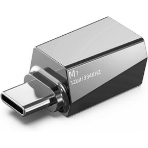 USB C to 3.5mm Audio Adapter，USB C DAC-USB C Headphone Adapter Hi-Res DAC 32 Bit Headphone Amplifier Type-C Decoding Chip for Pixel 6 5XL,Samsung Galaxy S22 S21 S20 Plus Ultra, iPad Pro.iPhone 15