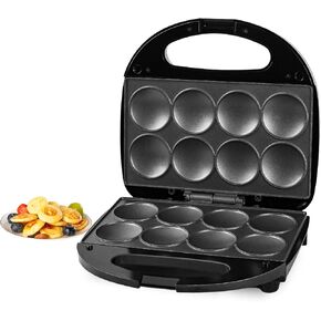Pancake Maker, Mini Pancake Maker Machine Nonstick Small Pancake Maker with Quick Heat-Up Make 8 pcs Pancakes, Electric Pancake Maker, Great for Breakfast, Snacks and Desserts