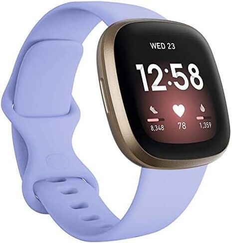 حزام استبدال لـ Fitbit Versa 4، Versa 3، Sense 2، Sense Sport Band Accessories Watchbands، 22 لونًا كلاسيكيًا من مادة TPU مع مشبك من الفولاذ المقاوم للصدأ لساعة Fitbit Versa 4 الذكية كبيرة الحجم in Saudi Arabia