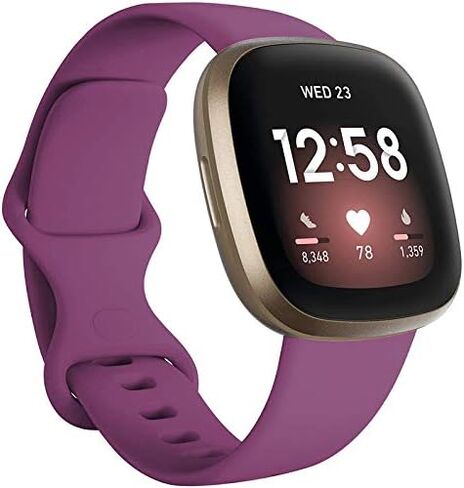حزام استبدال لـ Fitbit Versa 4، Versa 3، Sense 2، Sense Sport Band Accessories Watchbands، 22 لونًا كلاسيكيًا من مادة TPU مع مشبك من الفولاذ المقاوم للصدأ لساعة Fitbit Versa 4 الذكية كبيرة الحجم in Saudi Arabia