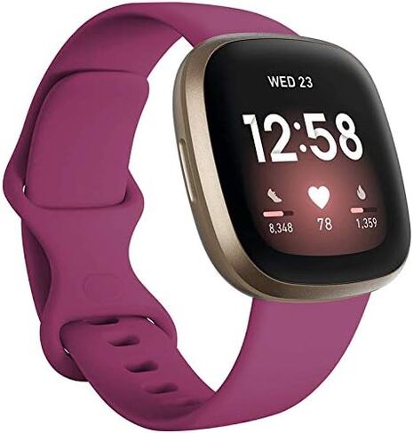 حزام استبدال لـ Fitbit Versa 4، Versa 3، Sense 2، Sense Sport Band Accessories Watchbands، 22 لونًا كلاسيكيًا من مادة TPU مع مشبك من الفولاذ المقاوم للصدأ لساعة Fitbit Versa 4 الذكية كبيرة الحجم in Saudi Arabia