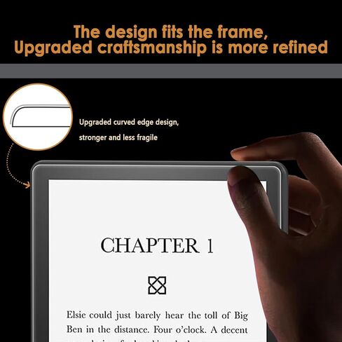 واقي شاشة مكون من 3 قطع متوافق مع جهاز Kindle Paperwhite مقاس 6.8 بوصات / إصدار الأطفال 6.8 بوصات / الإصدار المميز 6.8 بوصات (الجيل الحادي عشر 2021)، [وضوح عالي الدقة] [9 صلابة] زجاج مقسى مضاد لبصمات الأصابع in Kuwait