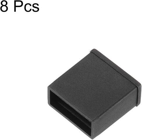 MECCANIXITY 8 قطع غطاء منفذ USB مضاد للغبار PE USB نوع A منافذ أنثى غطاء حماية للكمبيوتر المحمول، شفاف in Saudi Arabia