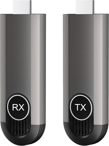 Wireless HDMI Transmitter and Receiver,1Transmitter and 2Receiver Plug and Play, Plug and Play Support 2.4/5GHz 1080P Decoding Wireless HDMI Kit for Streaming Video and Audio to Monitor from Laptop/Pc in Saudi Arabia