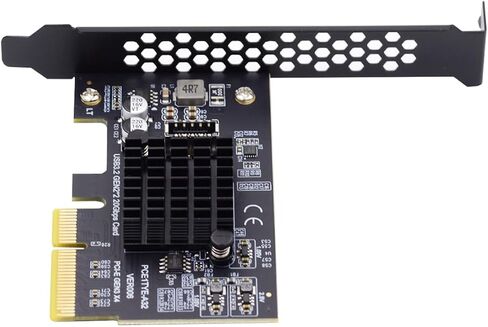 Cablecc 20Gbps USB 3.2 Gen2 Type-E IDC Front Header USB-C to PCI-E 4X Express Card Adapter for Desktop Motherboard in Saudi Arabia